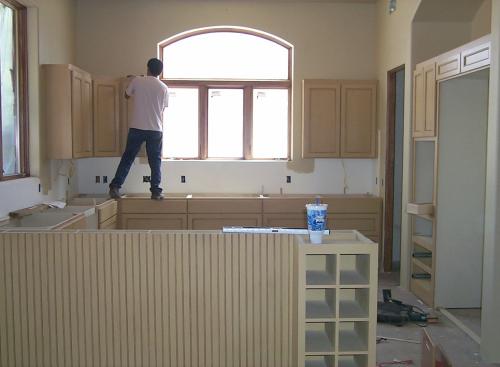 Kitchen cabinets