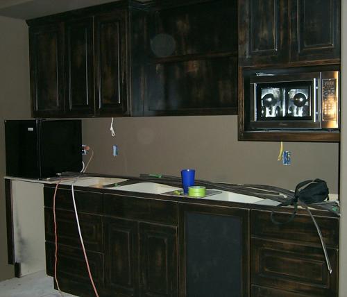Back cabinets